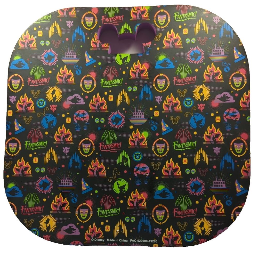 Disney Parks Parade Seat Cushion Disneyland Fantasmic Purple